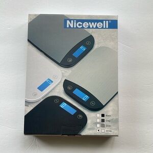 Nicewell Food Scale 22 lb Digital Kitchen Scale Weight Gram/oz/Lb for Cooking
